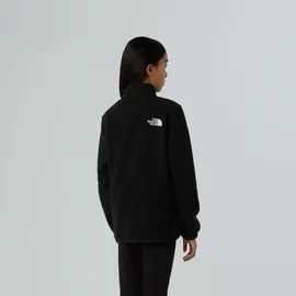 The North Face TEEN GLACIER 1/4 ZIP Pullover - Fleecepullover Gr. M schwarz TNF BLACK