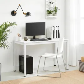 home collective Schreibtisch Bürotisch Computertisch | vielseitiger Tisch für Homeoffice & Küche, robust & platzsparend, ideal auch als Esstisch | weiß