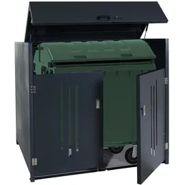 Proregal Mülltonnenbox 154 x 160 x 136 cm anthrazit