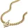 Fossil Carlie T-Bar Halskette Gold Edelstahl