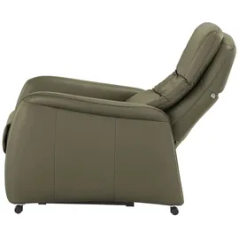 Hukla Relaxsessel Tobias Leder 75 x 105 x 88 cm Grün elektrisch