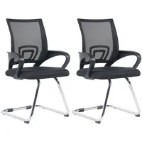 CLP Eureka Freischwinger Polyester Schwarz
