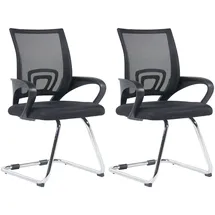 CLP Eureka Freischwinger Polyester Schwarz