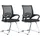 CLP Eureka Freischwinger Polyester Schwarz