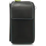 MyWalit Zip Round Multi Damen Geldbörse schwarz