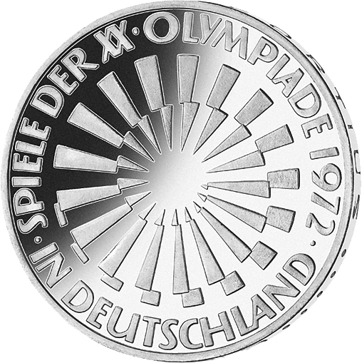 Deutsche 10-DM-Silber-Gedenkmünzen1972 komplett!