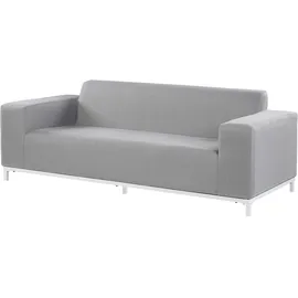 Beliani Rovigo Loungeset grau/weiß