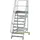 Günzburger Plattformtreppe 60° 9 Stufen 100 cm Aluminium