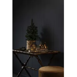 Konstsmide Weihnachtsdorf Holzsilhouette Schneemann 20 x 20 x 20 cm