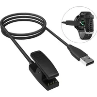 INF Clip-Ladegerät für Garmin Forerunner 235/735XT/630/645/230/Vivomove/Approach S20 / Schwarz