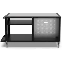 Alfa Forni Kochstation Modul 160 x 80 cm Edelstahl schwarz
