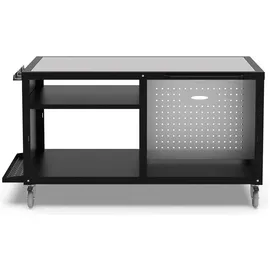Alfa Forni Kochstation Modul 160 x 80 cm Edelstahl schwarz