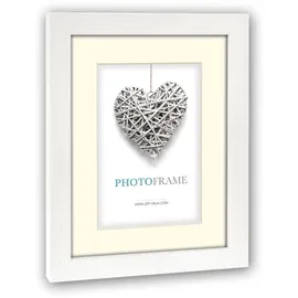 ZEP Regent 4 Passepartout 30x40 Holz Bilderrahmen weiß V32344