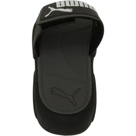 Puma Royalcat Comfort Slide Schwarz/Castlerock Weiß 49,5