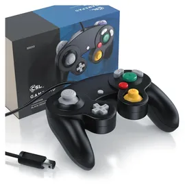 CSL Nintendo-Controller Gamepad schwarz GameCube / Wii