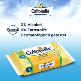 Cottonelle Feuchtes Toilettenpapier Kamille & Aloe Vera Vorteilspack 12 x 42 Tücher