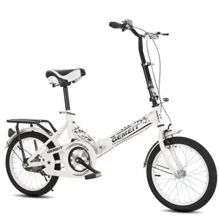 HOUSN Premium Faltrad, Klapprad in 16/20/22 Zoll Ausflüge,Einfaches Zusammenklappen in 10 Sekunden Der Rahmen Besteht aus Verdicktem Kohlenstoffstahl für Erwachsene,3,16 Zoll