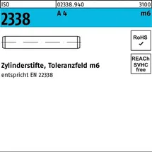 F. REYHER Nchfg. GmbH & Co. KG Zylinderstift ISO 2338 2 m6 x 20 A 4 500 Stück