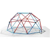 veska Klettergerüst 244x244x120cm DomeClimber Kinder Kletterkuppel Geodome 8FT - blau/rot