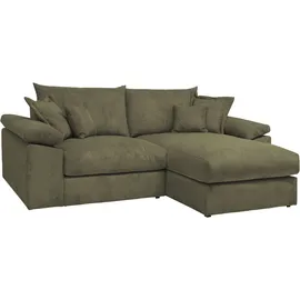 OTTO home Eckcouch Cord 2-Sitzer Grün