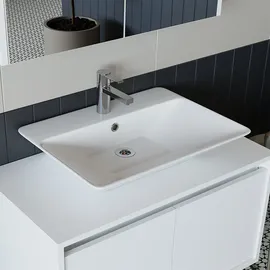 roomartstore.de Atlantic Hochschrank 115 cm Weiß