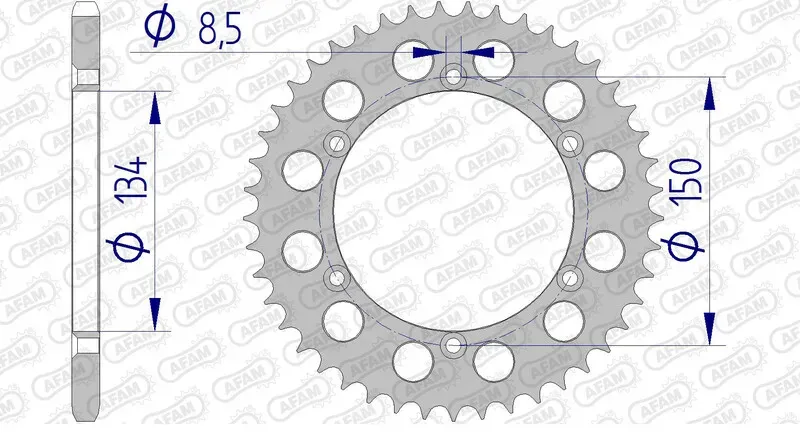 AFAM Krone aus Aluminium 17206520