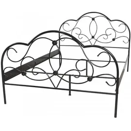moebel-direkt-online Romy 140 x 200 cm Schwarz