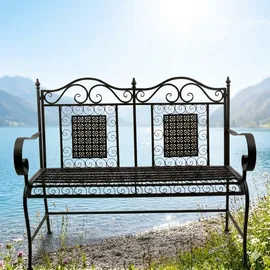 Gartenursel Santos 110 x 46 x 94 cm Schwarz