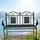 Gartenursel Santos 110 x 46 x 94 cm Schwarz