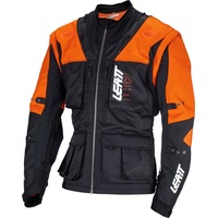 Leatt 5.5 Enduro, Textiljacke - Schwarz/Orange - L