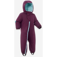 Schneeanzug Skianzug Baby - 500 Warm Lugiklip violett, blau|violett, Gr. 74 - 6-9 Monate