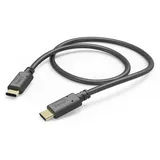 Hama Ladekabel USB-C - USB-C 1 m Schwarz