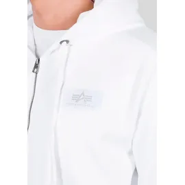 Alpha Industries Back Print Reißverschlusspullover White XL