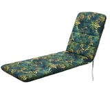 Bjird Liegenauflage Auflage für Gartenliege Amelia 185x60x6 cm, Auflagen für Deckchair/Polsterauflage für Sonnenliege, Wasserabweisend grün