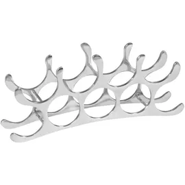 MID.YOU Weinregal 55 x 20 x 12 cm Alufarben