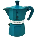 Bialetti Moka Express Winter Wonderland 3 Tassen türkis