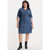 Levi's Women's Plus Size Otto Western Dresses, Square Deal, 4XL