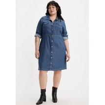 Levi's Women's Plus Size Otto Western Dresses, Square Deal, 4XL