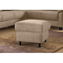 Hocker HOME AFFAIRE „Boccaccio“ Gr. B/H/T: 58 cm x 46 cm x 58 cm, Luxus-Microfaser Vintageoptik, Hocker mit Stauraum, beige Polsterhocker Hocker mit Stauraum, passend zur Serie