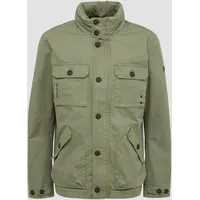 S.Oliver - Jacke im Utility-Stil mit Kapuze im Kragen,