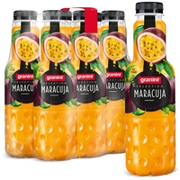 granini Selection Maracuja (6 x 0,75l), 20% Frucht, Maracuja Fruchtsaftgetränk, vegan, exotischer Fruchtgenuss, laktosefrei, ideal zum Mixen, mit Pfand