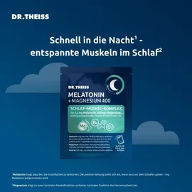Dr. Theiss Naturwaren Melatonin + Magnesium 400 Schlaf-Muskel-Komplex Pulver 15 x 5 g