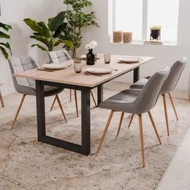 Finori Denver 160-200 x 75 x 90 cm anthrazit