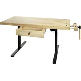 Holzmann Maschinen Hobelbank Holz elektrisch höhenverstellbar 26,5 kg schwarz