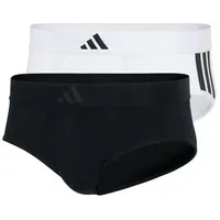 Adidas Slip Active Flex Cotton 3 Stripes in black/white