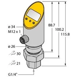 TURCK Drucksensor PS001A5012UPN8XH1141