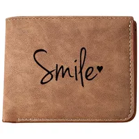 Portmonee Herren Lässiger Klassiker | Kleines Portemonnaie Herren | Geldbörse Herren für 7 Karten, 2 Geldscheinfächer, BI-Fold.| Personalisierter Geldbeutel Herren Geschenkideen Wallets for Men