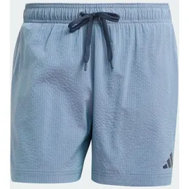 adidas Irisierende Seersucker Badeshorts 13 cm Blau XS