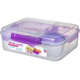 Sistema Lunchbox TO GO Bento Lunch 21690, Kunststoff, mit Joghurtbecher, 1,65 l