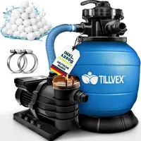 tillvex Sandfilteranlage blau 13.200 L/h